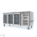  Ψυγείο πάγκου - 180cm - 3 γυάλινες πόρτες